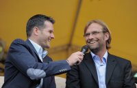 FUSBALL  Meistertrainer Klopp  (BVB Dortmund)  beim Empfang im Heimatort  Glatten
