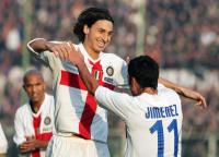 Fussball SERIE A , Inter: Jubel