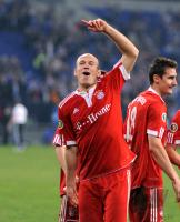 FUSSBALL, DFB Pokal Halbfinale: JUBEL  Arjen Robben (FCB)