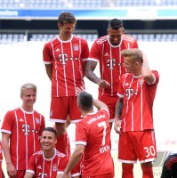 Fussball 1. Bundesliga 2017/2017: Fototermin beim FC Bayern Muenchen