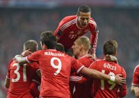 Fussball International CHL Saison 13/14: JUBEL FC Bayern Muenchen