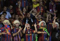 Fussball UEFA SUPER CUP 2011: Fans FC Barcelona