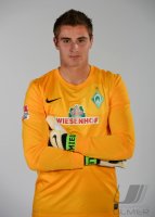 Fussball 1. Bundesliga, Saison 2012/2013, Werder Bremen: Sebastian Mielitz im exklusiven Pressefoto ULMER Fotoshooting