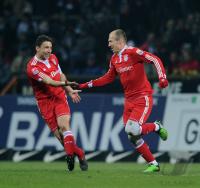 Fussball 1. Bundesliga  09/10  FC Bayern Muenchen  -  SV Werder Bremen