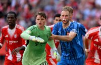 Fussball 1. Bundesliga  Saison  2025/2026  32. Spieltag FC Bayern Muenchen - 1. FC Heidenheim