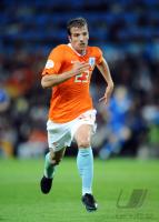 FUSSBALL EURO 2008: VAN DER VAART (Niederlande)