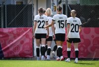 Fussball International Euro 2025,
Mannschaftsfoto Deutsche Frauen Nationalmannschaft