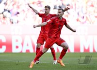 Fussball 1. Bundesliga 23/24: FC Bayern Muenchen - VfL Wolfsburg