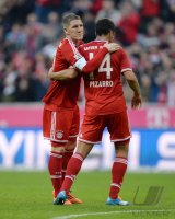 Fussball  1. Bundesliga  13/14: JUBEL FC Bayern Muenchen