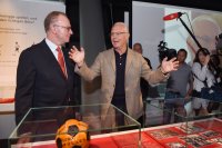 Fussball: Sonderausstellung in der Erlebniswelt des FC Bayern Muenchen in der Allianz Arena