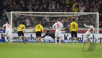 Fussball 1. Bundesliga Saison 14/15: VfB Stuttgart - Borussia Dortmund