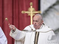 Vatikan, Rom Ostermesse 2024 Papst Franziskus I.