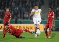 FUSSBALL  DFB POKAL SAISON  11/12  HALBFINALE: Borussia Moenchengladbach - FC Bayern Muenchen