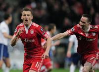 FUSSBALL  International CHL 09/10 :  FC Bayern  Muenchen  - Manchester United