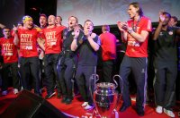 Fussball Champions League Finale 2013: Bankett des FC Bayern Muenchen nach dem Gewinn des Champions League Finales 2013