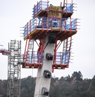 Neckartalbruecke der Bundesstrasse 32 ueber das Neckartal bei Horb