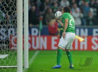 Fussball 1. Bundesliga  Saison 2011/2012:  JUBEL Claudio Pizarro (SV Werder Bremen)