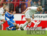 Fussball 2. Bundesliga: KSC-SSV, Zweikampf