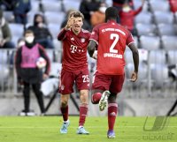 Fussball 1. Bundesliga Saison 21/22: FC Bayern Muenchen - SpVgg Greuther Fuerth