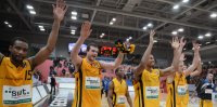 Basketball  1. Bundesliga  12/13: Walter Tigers Tuebingen - Eisbaeren Bremerhaven