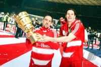 Fussball DFB Pokalfinale 2008: Borussia Dortmund - FC Bayern Muenchen