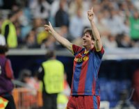 Fussball CHL  Saison 2010/2011:  JUBEL Lionel Messi (Barca)