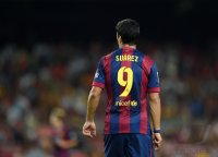 FUSSBALL International 2014/2015: Luis Suarez (Barca)