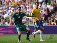 FUSSBALL Olympia 2012 FINALE: Brasilien - Mexiko