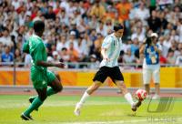 FUSSBALL  Olympia 2008   Finale  Maenner   Nigeria - Argentinien