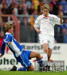 Fussball 2. Bundesliga: KSC-SSV, Zweikampf