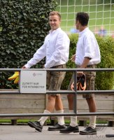 Fussball 1. Bundesliga 2013/2014:  FC Bayern Muenchen in Lederhosen