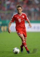 Fussball Saison 2013/2014: DFB Pokal 1. Runde: Rafinha (FC Bayern Muenchen)
