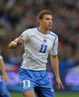 Fussball International EM 2012-Qualifikation:  Edin Dzeko (Bosnien-Herzegowina)