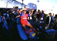 Fussball 1. Bundesliga 1993/1994: JUBEL FC Bayern Muenchen Markus Schupp