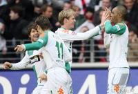 Fussball, 1. Bundesliga: Frankfurt - Bremen