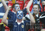 FUSSBALL Schottland -Deutschland  Schottische  Fans jubeln
