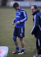 Fussball DFB Pokal 10/11 : Training FC Schalke 04