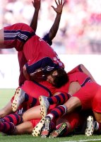 Fussball  1. Bundesliga  2000/2001: FC Bayern Muenchen - 1. FC Kaiserslautern