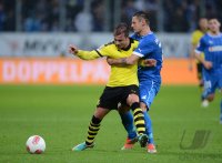 FUSSBALL1. Bundesliga  Saison 2012/2013: TSG 1899 Hoffenheim - Borussia Dortmund
