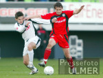 Fussball 2. Bundesliga: Reutlingen - Oberhausen, Zweikampf