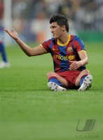 Fussball CHL  Saison 2010/2011:  David Villa (Barca)