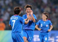 FUSSBALL  Olympia 2008   Viertelfinale Halbfinale Frauen  Japan - USA