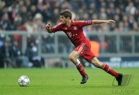 Fussball CHL  Saison 2011/2012: Thomas Mueller (FC Bayern Muenchen)