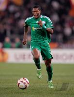 FUSSBALL  International CHL 09/10  : Djibril Cisse (Panathinaikos)