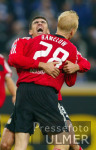 Fussball 1. Bundesliga: Schalke - Leverkusen, jubel Leverkusen