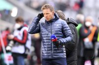 Fussball 1. Bundesliga Saison 21/22: FC Bayern Muenchen - Bayer 04 Leverkusen