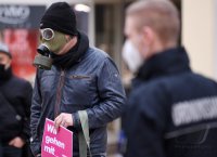 Kundgebung / Demo von Gewerbetreibenden in Rottenburg