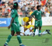 FUSSBALL  Olympia 2008   Vorrunde  Frauen   Nigeria - Brasilien