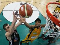 Bsaketball 1. Bundesliga Walter Tigers Tuebingen 65-60  Skyliners Frankfurt