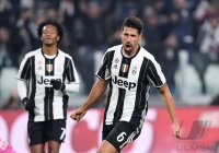 FUSSBALL SERIE A 2016/2017: JUBEL Sami Khedira (Juventus Turin)